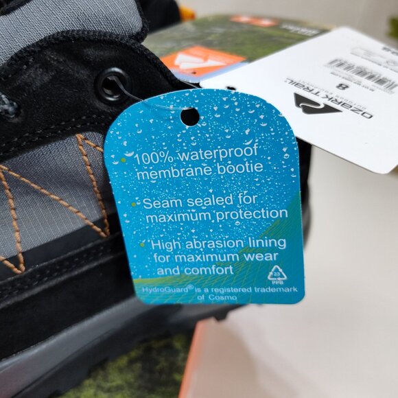 Ozark Trail Waterproof Hikers Low-Top Men Size 8 Leather Upper Outdoor Trail NIB - Picture 11 of 11